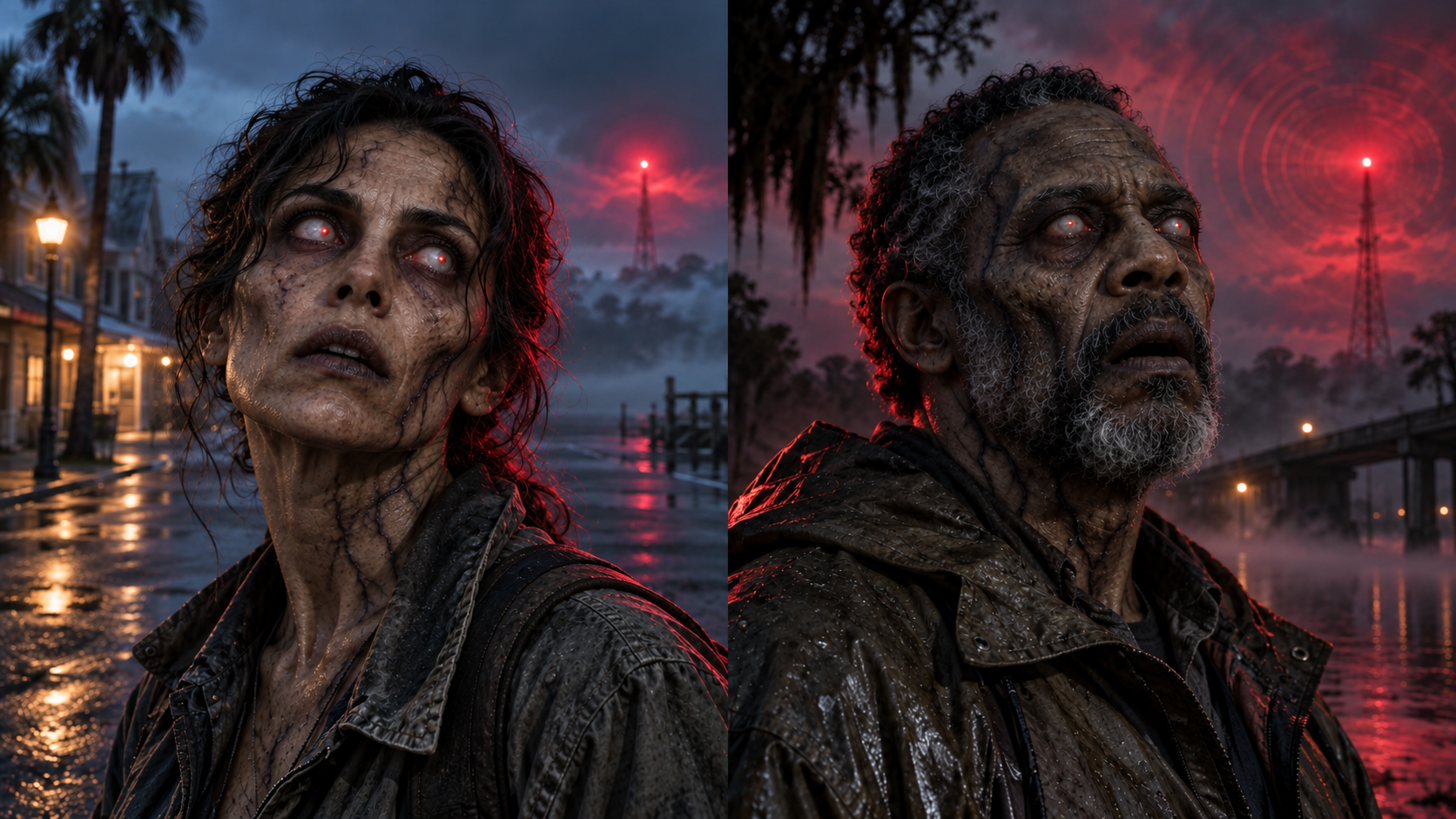Two visibly transformed Bound character concepts from Dead Signal